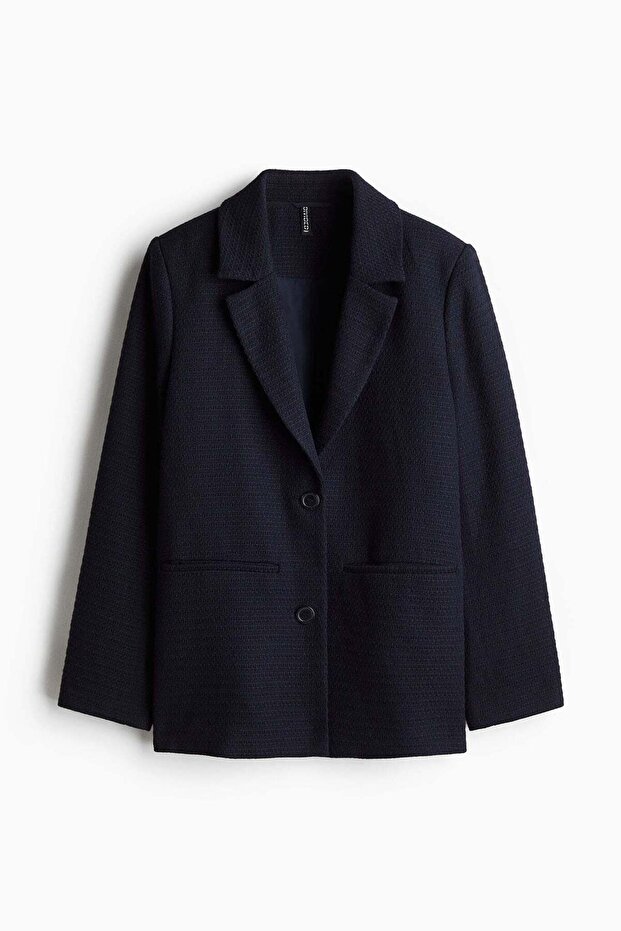 سترة منسوجة بنمط هندسي - 3