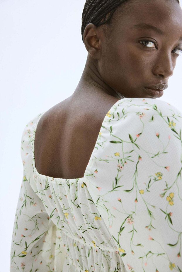 Crinkled blouse
