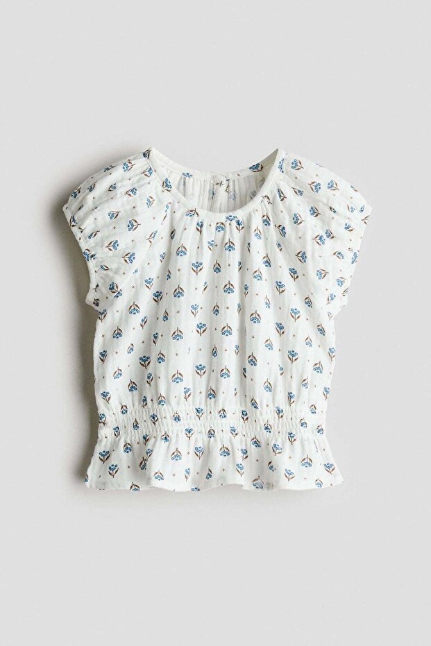 Cotton muslin top