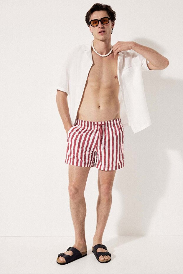 Patterned swim shorts - 4