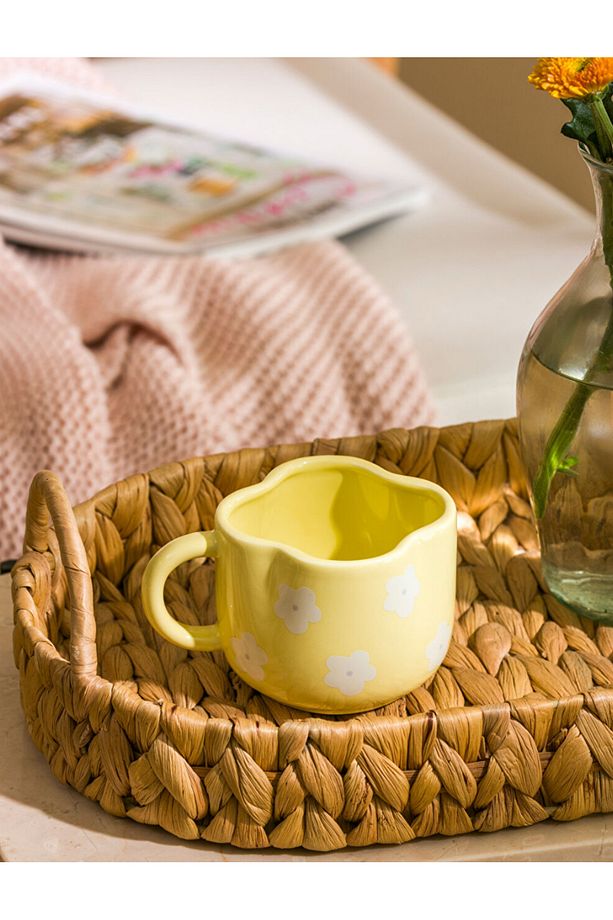 LCW HOME Sari Çiçek Baskılı Seramik Kupa 300 ml - 2
