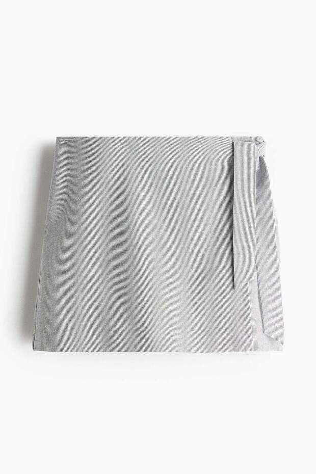 Linen-blend skort - 4