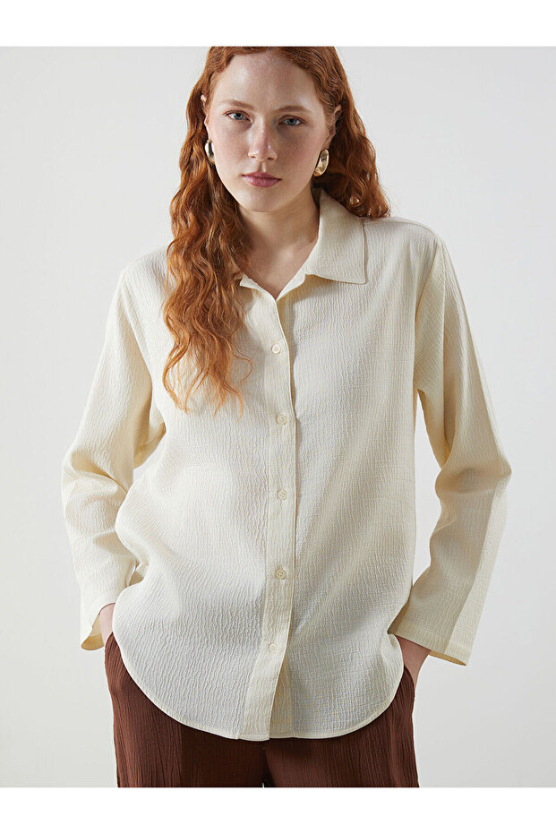 Regular Fit Muslin Women's Shirt