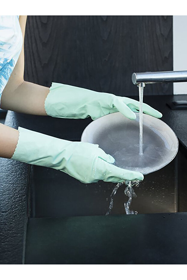 عبوتان من قفازات الأطباق الصغيرة ذات الإحساس الإضافي - 3