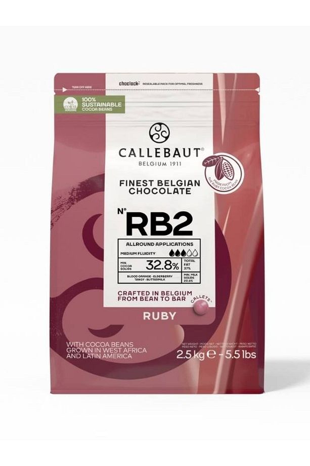 Ruby Rb2 Kuvertür Drop Çikolata 2.5 Kg - 1