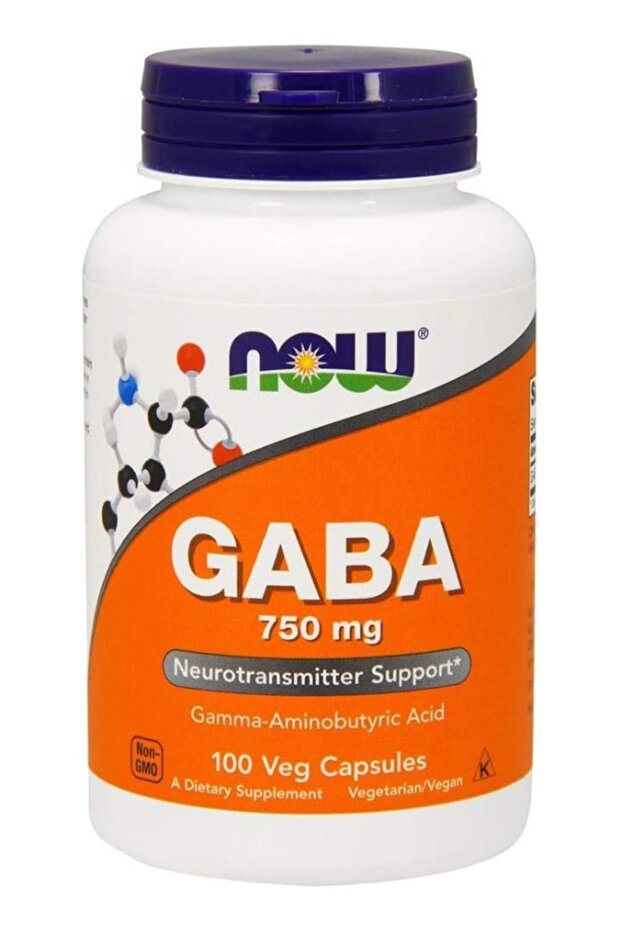 Now GABA 750mg Veg Capsules 100's