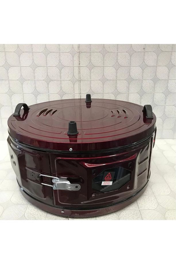Uğur Davul Fırın Tek Tepsili Bordo ( Aile Boy ) Termostatsız - 2