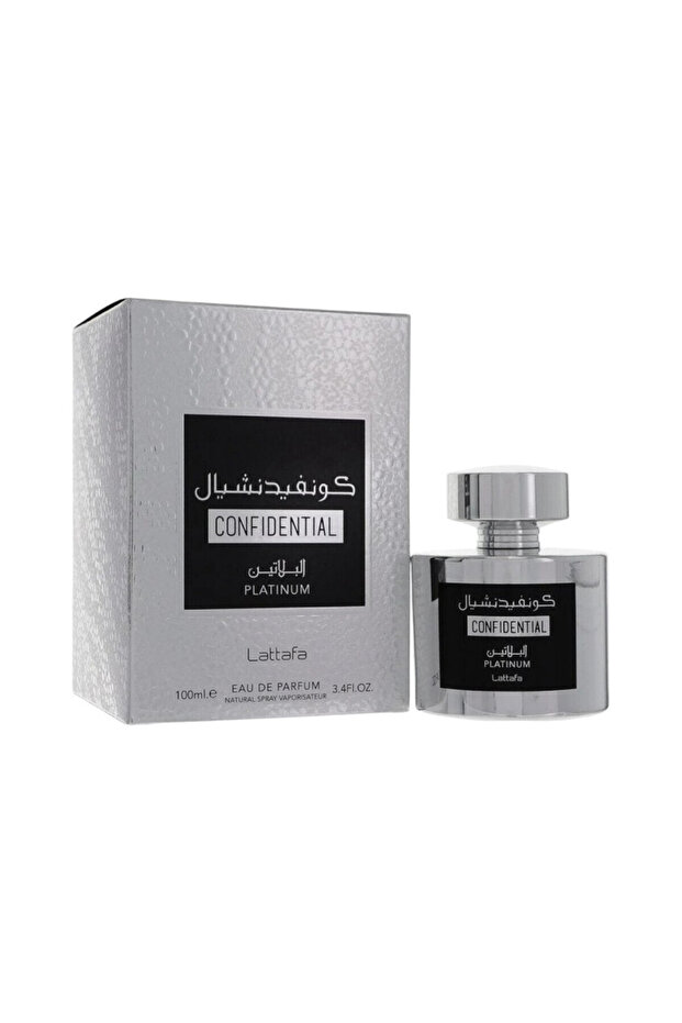 Confidential Platinum Eau de Parfum 100ml for a long-lasting fresh scent