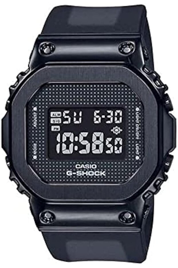 G-Shock Watch - GM-S5600SB-1DR Black Dial, Black Band