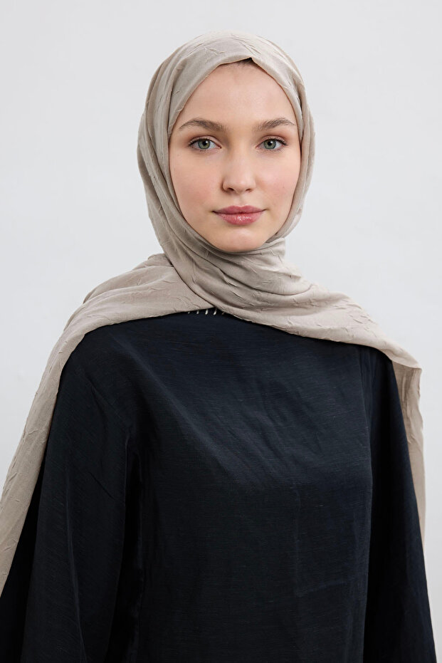 Bambu Şal Vizon - 1