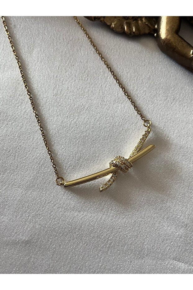 Taşlı Düğüm Kolye - 2