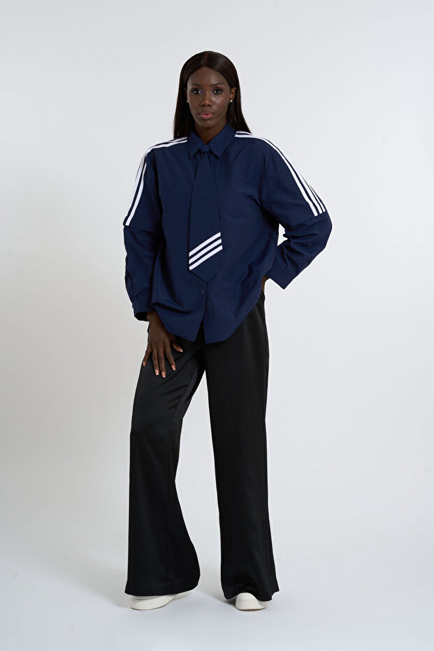 Kravat Detaylı Gömlek - 2