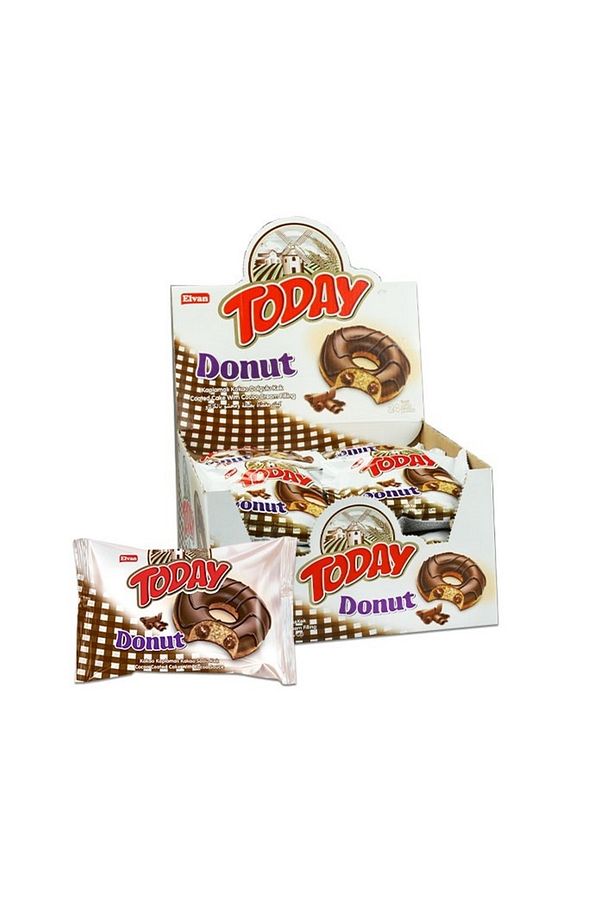 Today Donut Kek Kakaolu 35 Gr. 24 Adet (1 Kutu) - 1