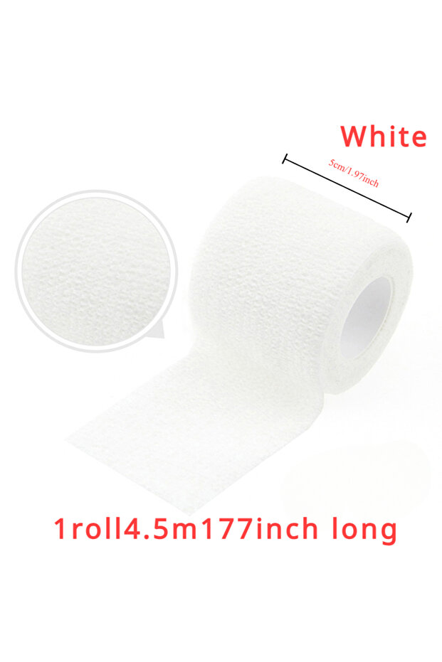 5cmWhite High Elastic Bandage Non-woven Sports Bandage Self-adhesive Wrist Guards Knee Pads Nail Gua