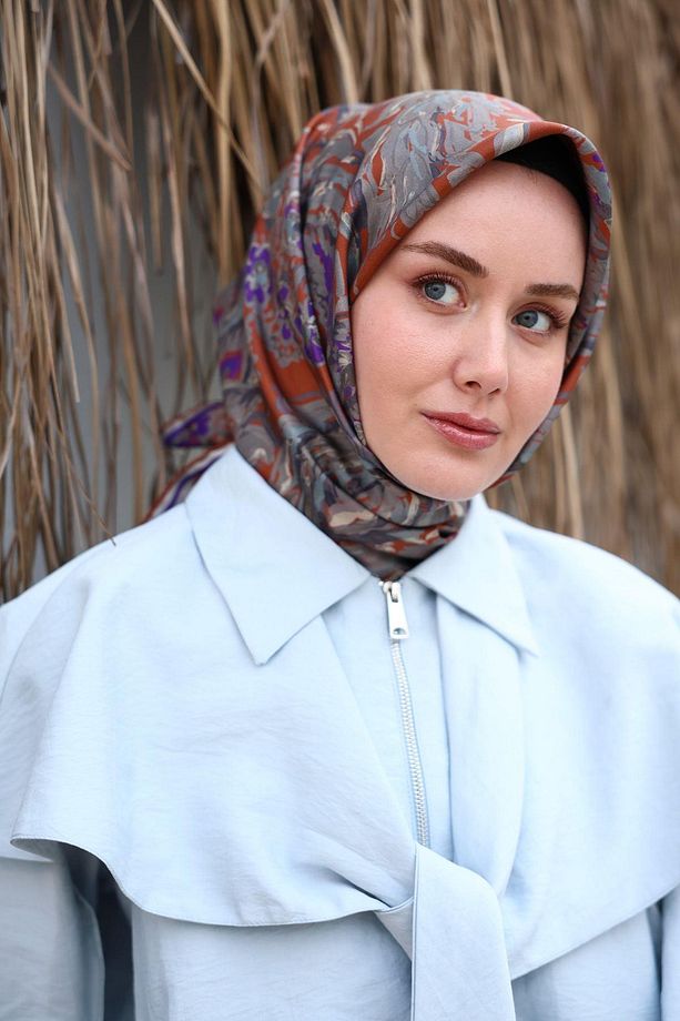 Twill İpek Eşarp 11469-43 - 7
