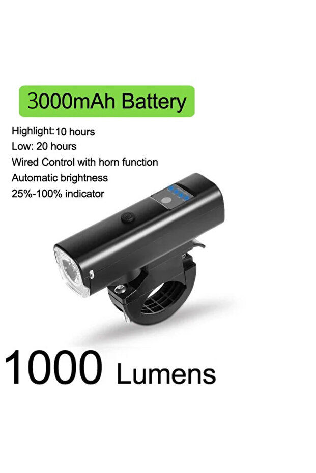 1000-3000 مللي أمبير/ساعة 2000-3000 3000 مل NEWBOLER مصباح دراجة ذكي مقاوم للمطر USB LED 3000 مللي أمبير/ساعة إضاءة أمامية للدراجات الجبلية