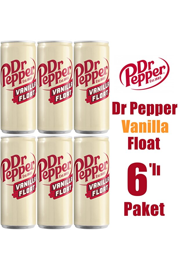Dr Pepper Vanilla Float 330ml 6’li Paket - 1