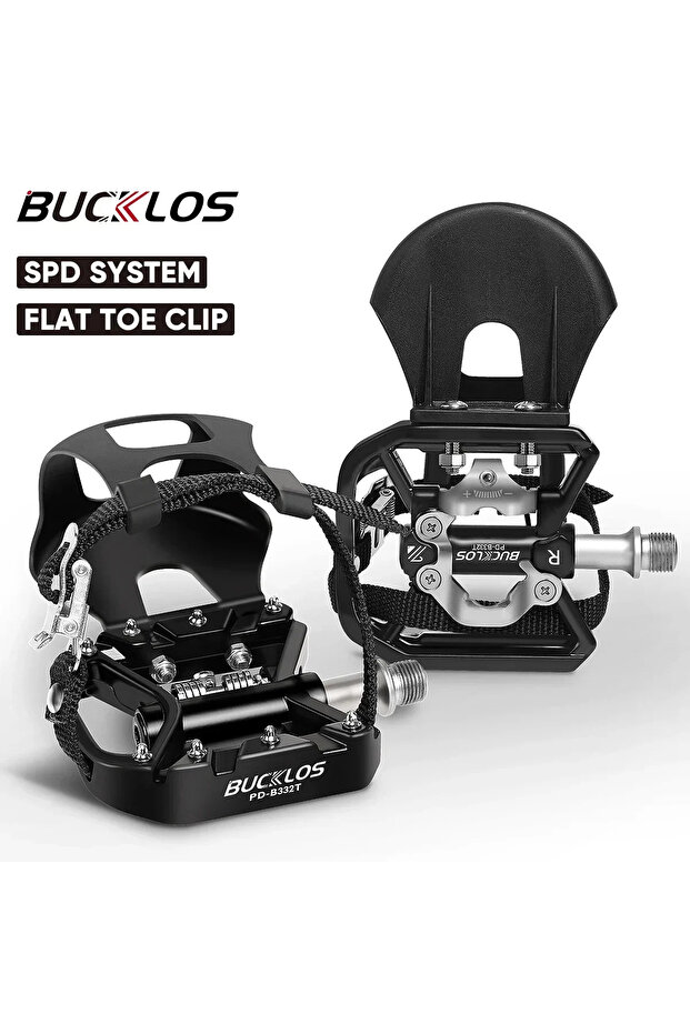 Choice Dual Side Pedals Bike Pedals Dual Function MTB Bicycle Pedal Platform Non Slip Alumin