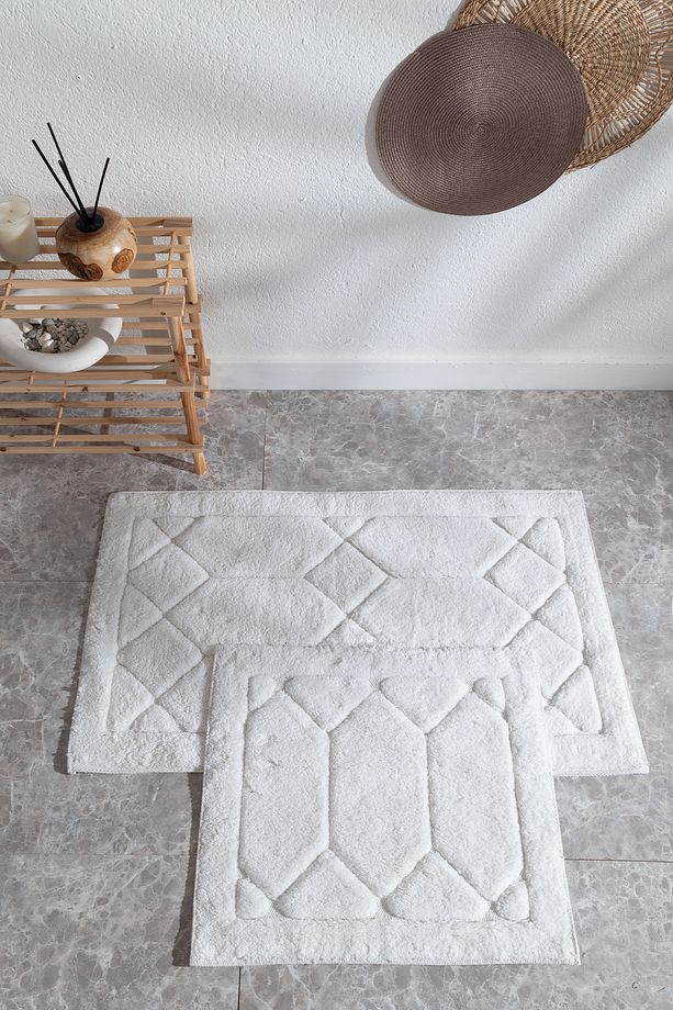 Talis Banyo Paspası Seti - Ekru - 1