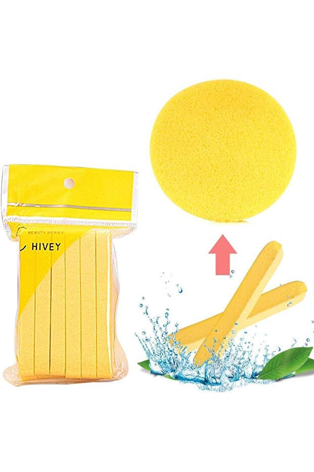 Facial Cleansing Sponge for Cleaning, 48 Pcs Compressed Face Round Makeup Puff Sponges