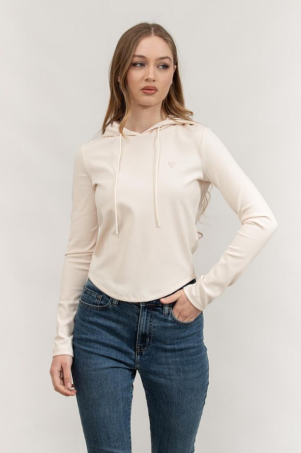 Kadın Kapüşonlu Sweatshirt - 1