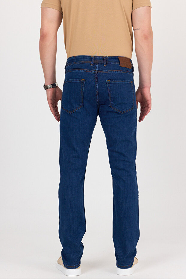 Regular Fit Esnek Jean Pantolon - 8