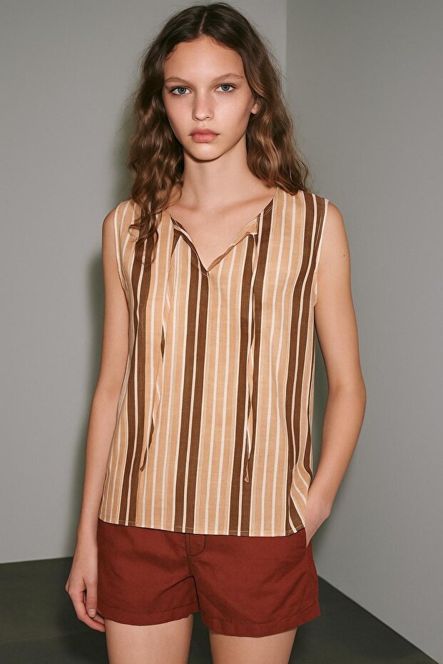 Sıfır Kol BLUZ - 2