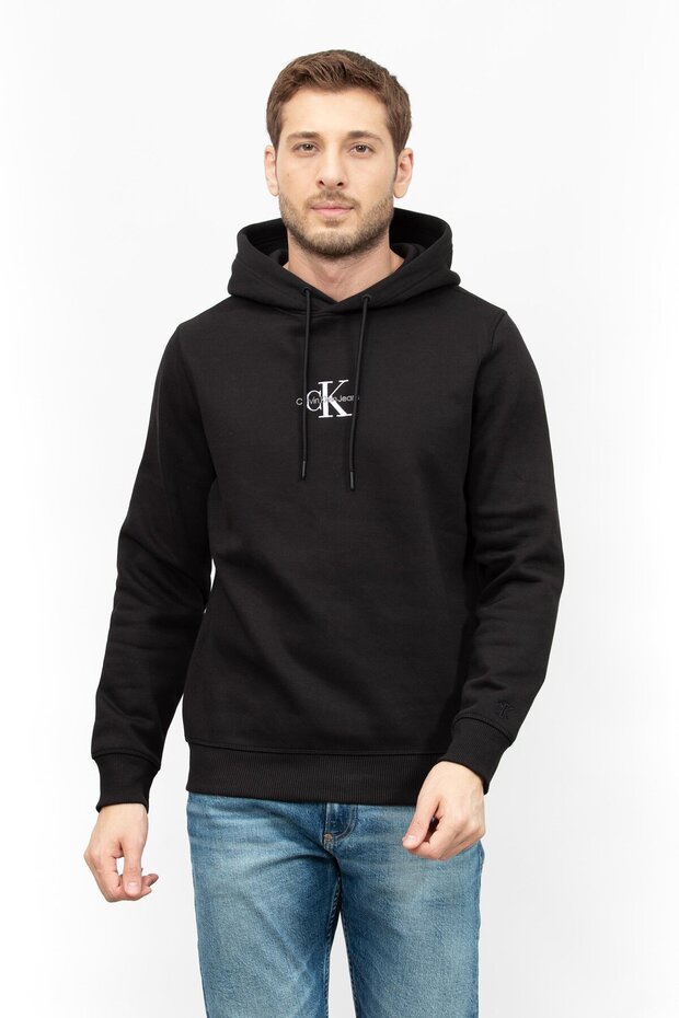 Erkek Sweatshirt Siyah - 1