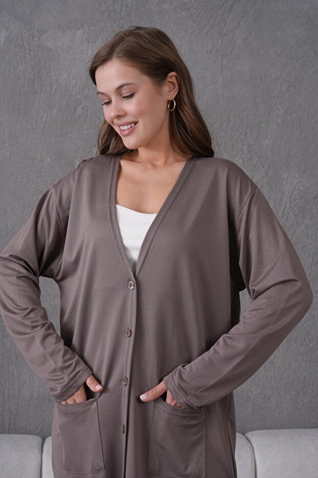 Mother Plus Size Seasonal Long Cardigan