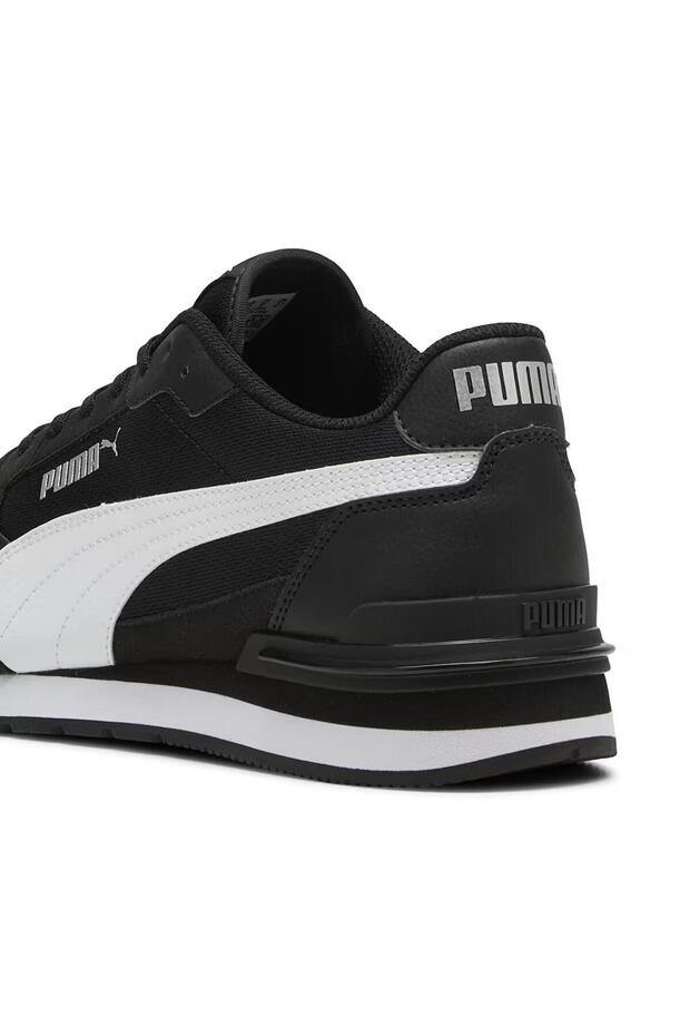 399666 ST Runner v4 Mesh Spor Ayakkabı Siyah - 4