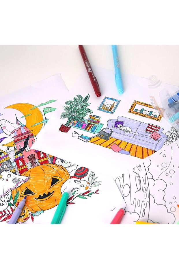 My Color Brush Çift Uçlu Keçeli Kalem 24lü - 8