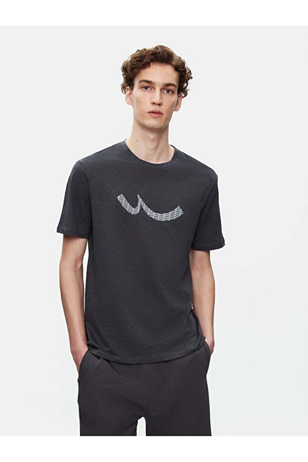 Regular Antrasit T-shırt - 2