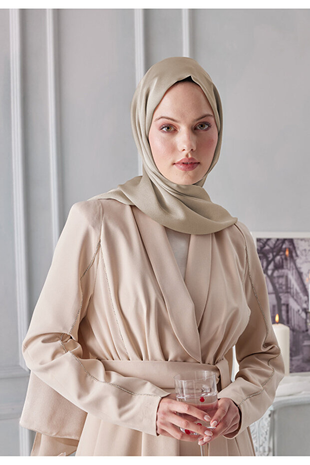 Janjanlı Şal Bej - 5