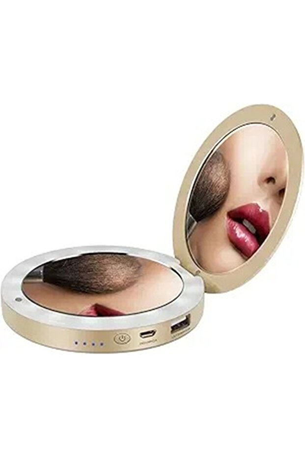 باور بانك مدمج بمرآة ذهبية - 1