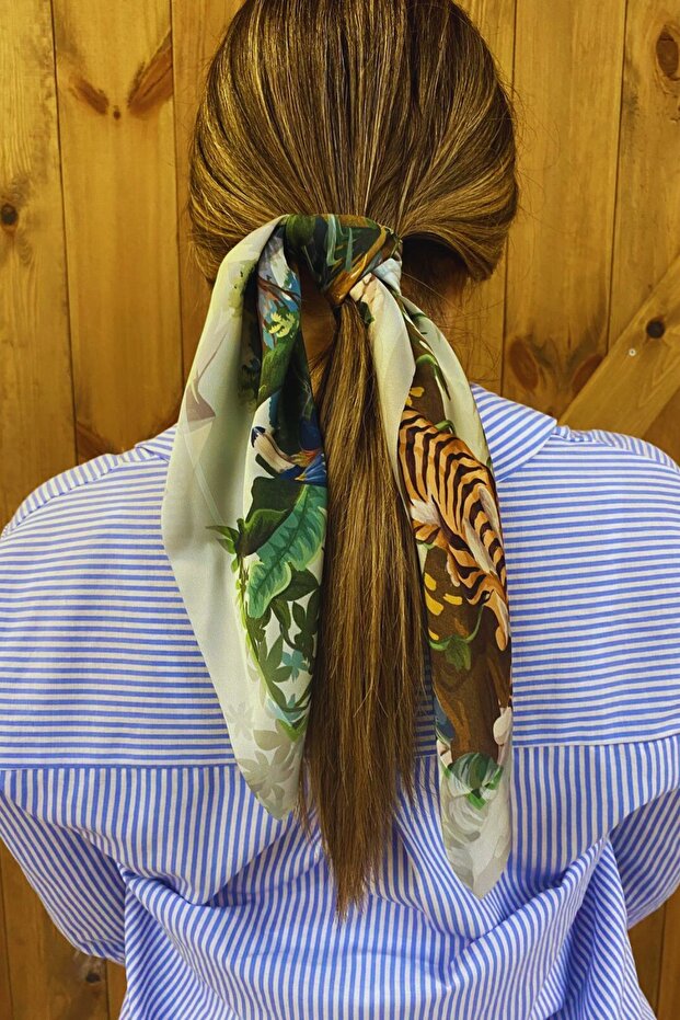 Leopard Patterned Scarf Estascarf - 2