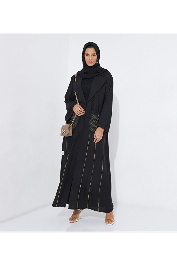 Gold Tree Abaya - 4