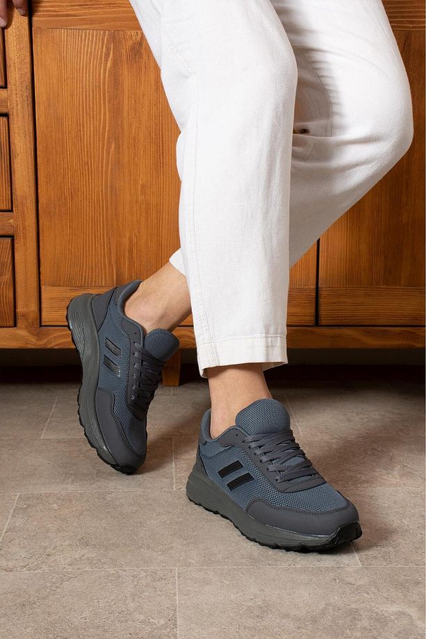Kadın- Sneaker Spor Ayakkabısı Konforlu Esnek Kaliteli Bağcıklı Faylon Taban Kullanışlı - 4