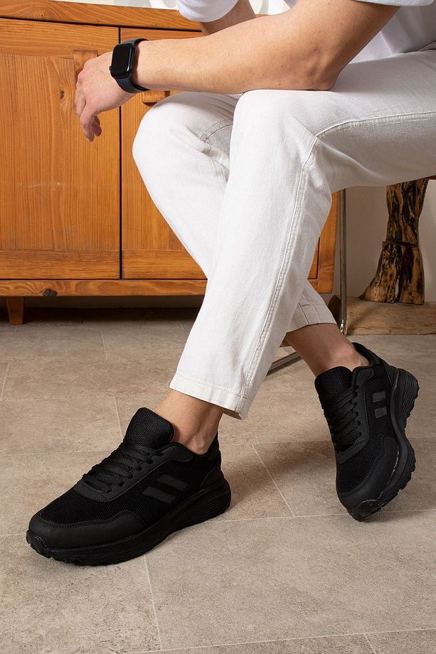 Kadın- Sneaker Spor Ayakkabısı Konforlu Esnek Kaliteli Bağcıklı Faylon Taban Kullanışlı - 5