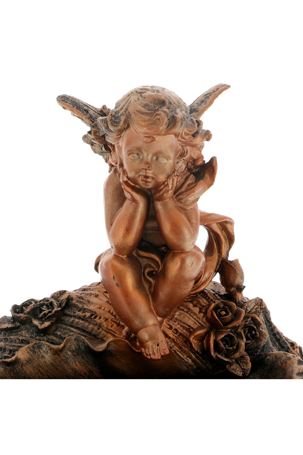 Fructiera bronz cu inger - 4