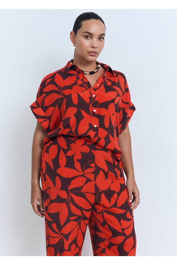 Çiçekli pantolon - 7