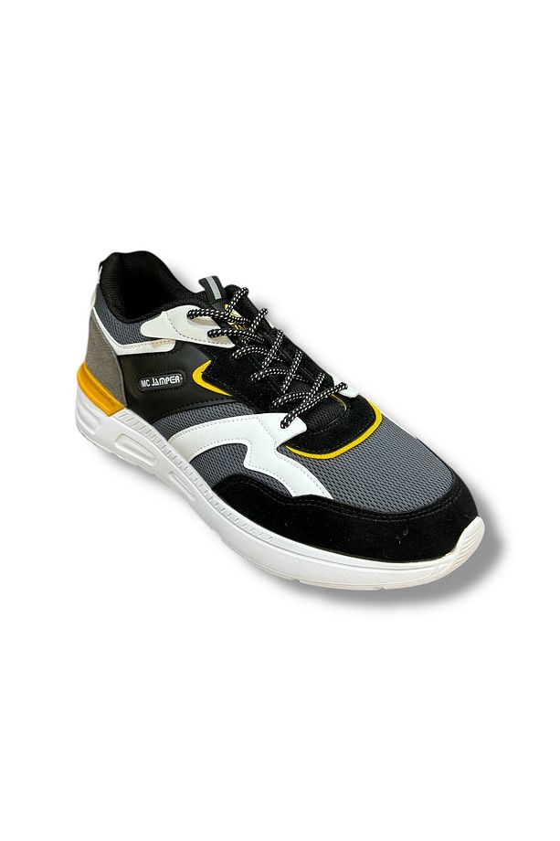 Mc Jamper 2222-M Erkek Deri-Süet-File Çok Rahat Günlük Spor Sneaker Ayakkabı - 1