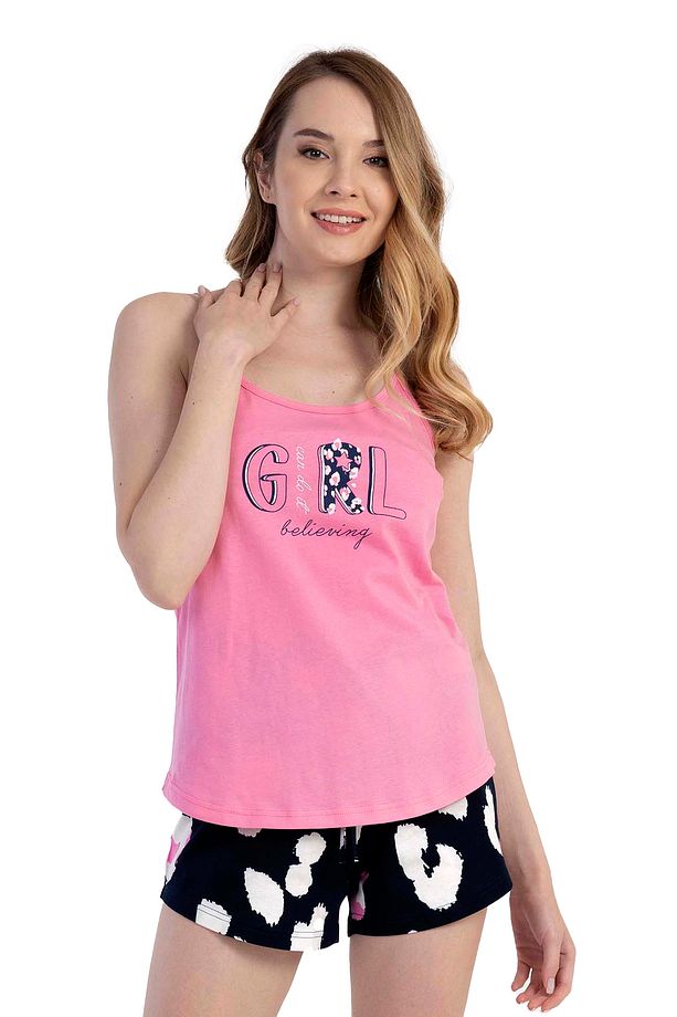 Pamuklu Kadın Ip Askılı Şortlu Pijama Takım
, 212201 - 1