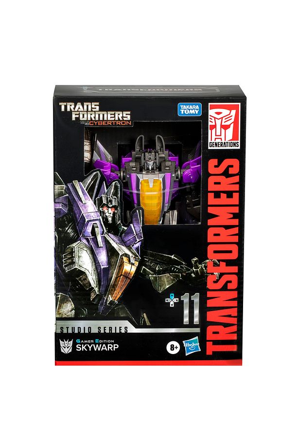 Hasbro Transformers Studio Series Voyager Class Skywarp (War for Cybertron) Aksiyon Figürü - 4