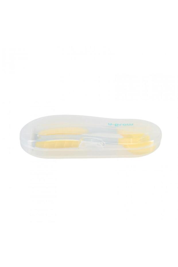 Spoon And Fork Set, Yellow, - 3