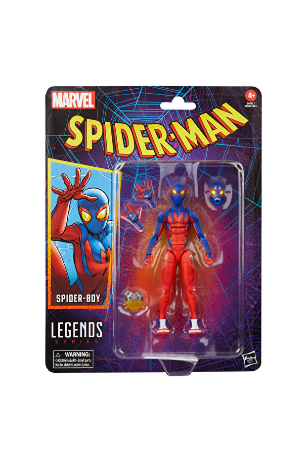 Hasbro Marvel Legends Series Spider-Boy (Retro Comics) Aksiyon Figürü - 4