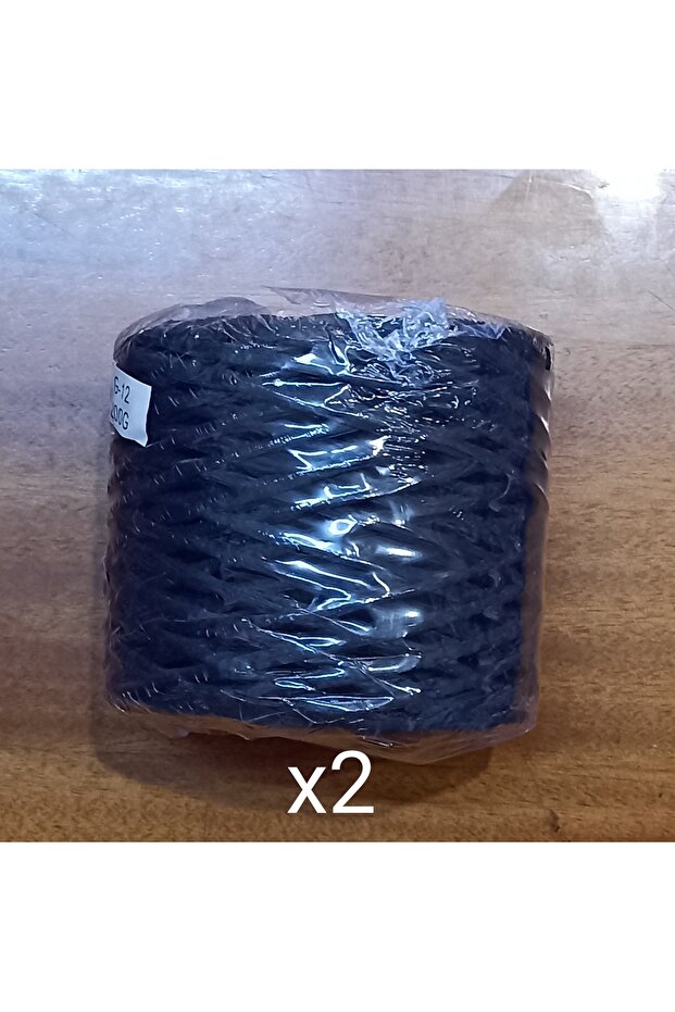 Paper Raffia Rope 2 Pieces 200 Grams (400 Grams in Total) Navy Blue Color
