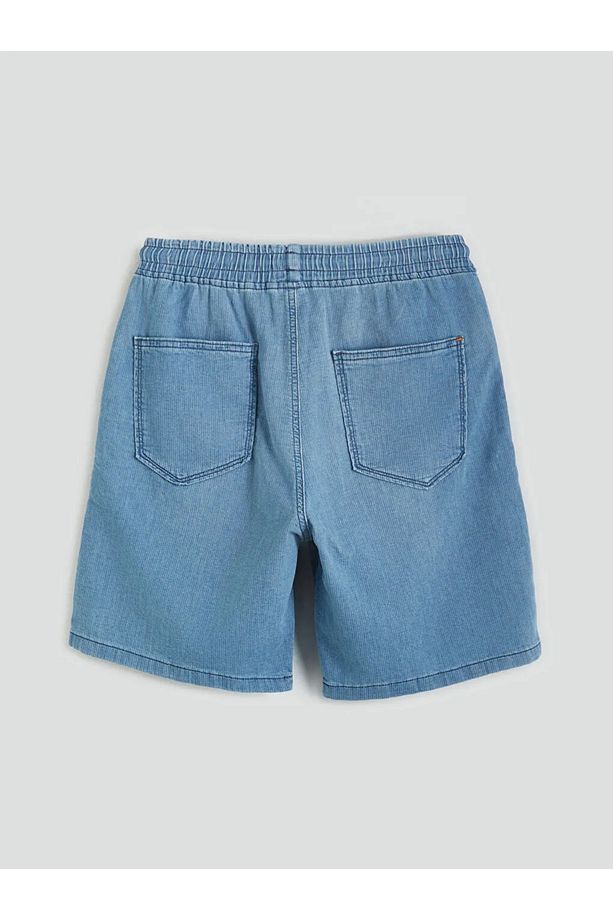 LCW Jeans Indigo Rahat Kalıp Erkek Jean Şort - 4