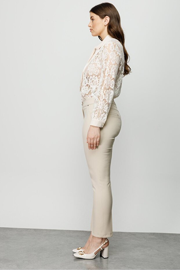 3517 GİLDA YAN CEP DAR PAÇA PANTOLON - 4