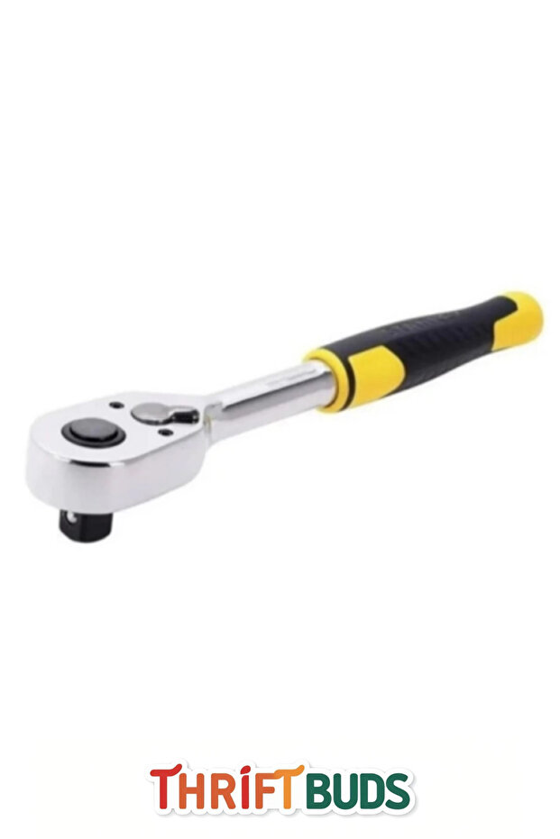 Özel Üretim Dayanıklı Ayarlanabilir Paslanmaya Karşı Koruma Kaymaz Ergonomik Yapı 1/2 Cırcır Kolu - 2