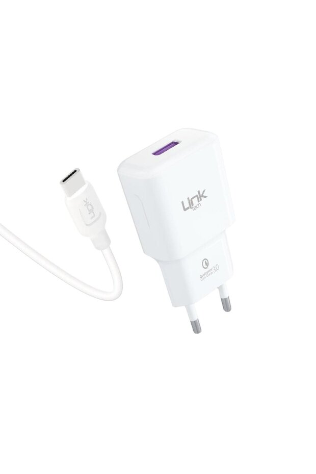 Link Tech T443e Çevre Dostu 18W Hızlı Tip-C Kablolu Şarj Aleti - 2